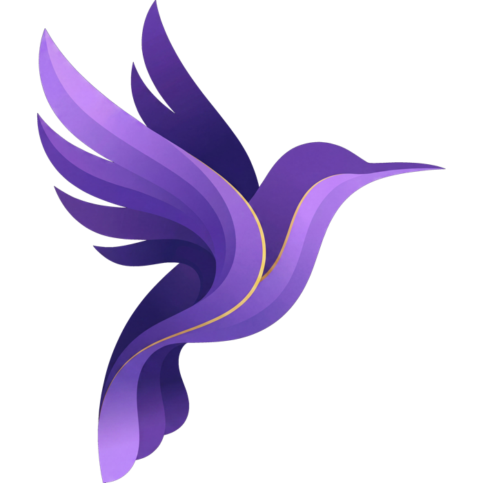 Kolibri – Logo von Anna Weinberger Lerntraining